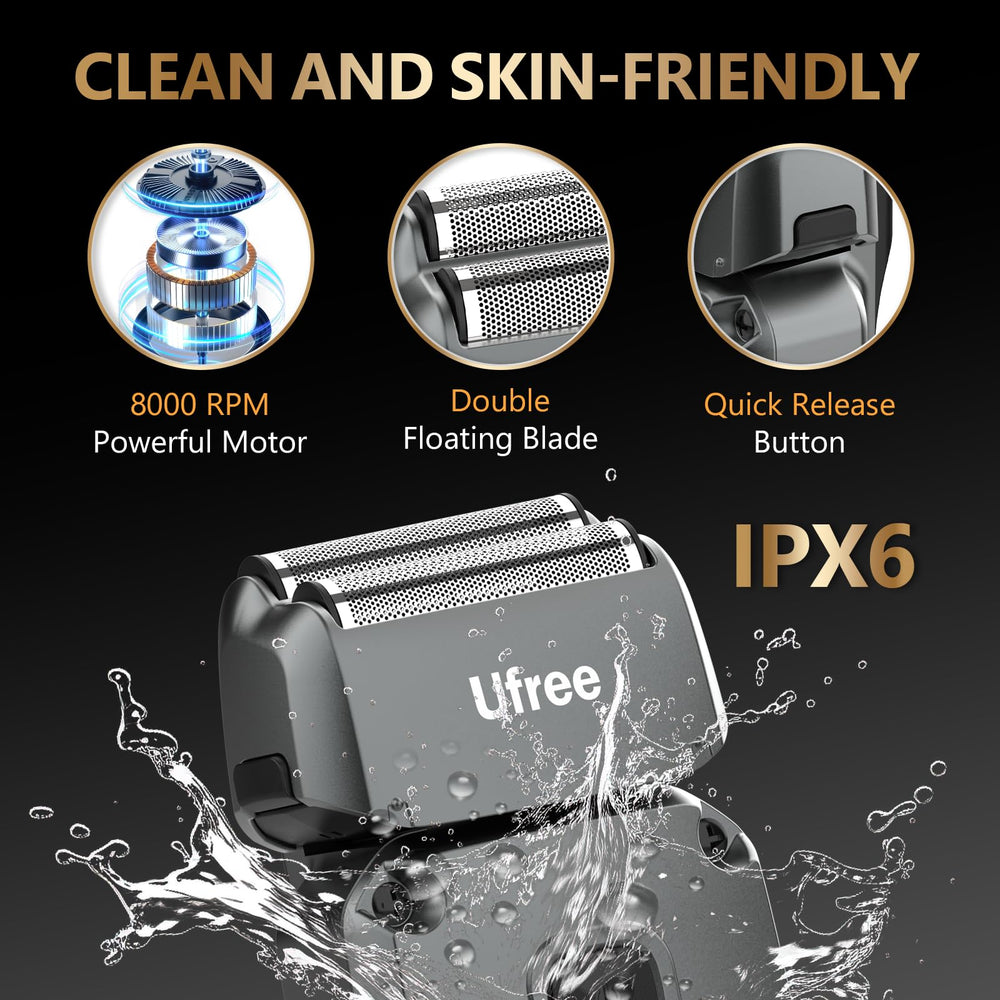 Ufree combo clipper with guide combs highlights versatile length options.