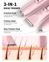 Ufree facial-trimmer precision for detailed on-face grooming.