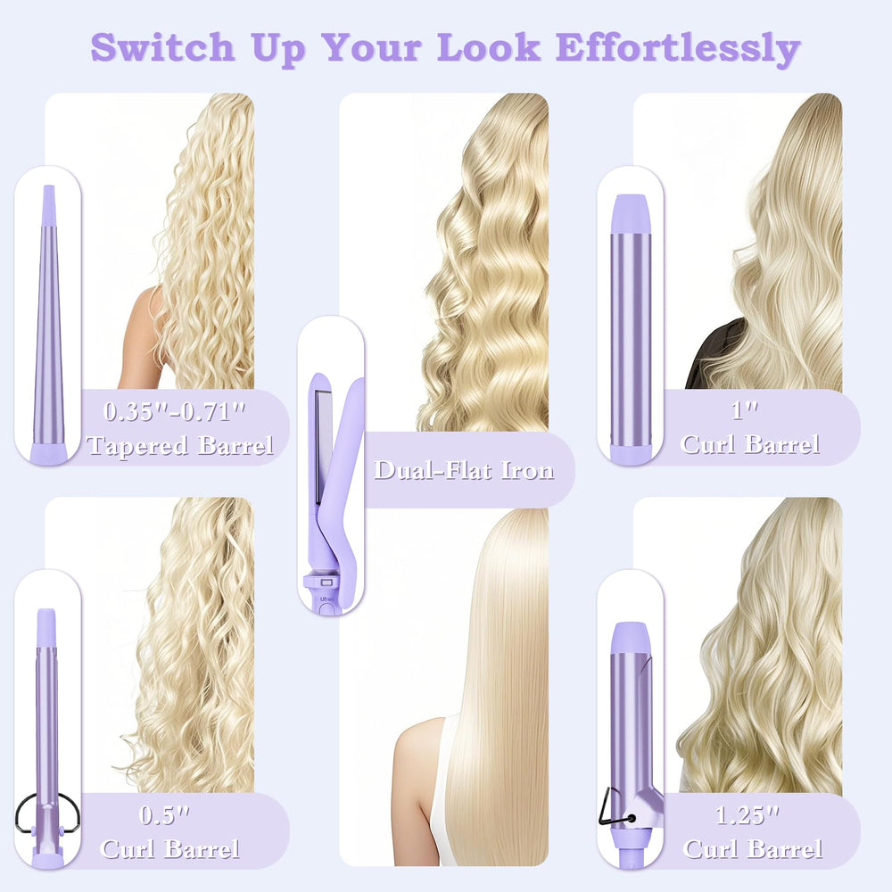 Ufree curling iron with fast heat-up delivers salon-ready results.
