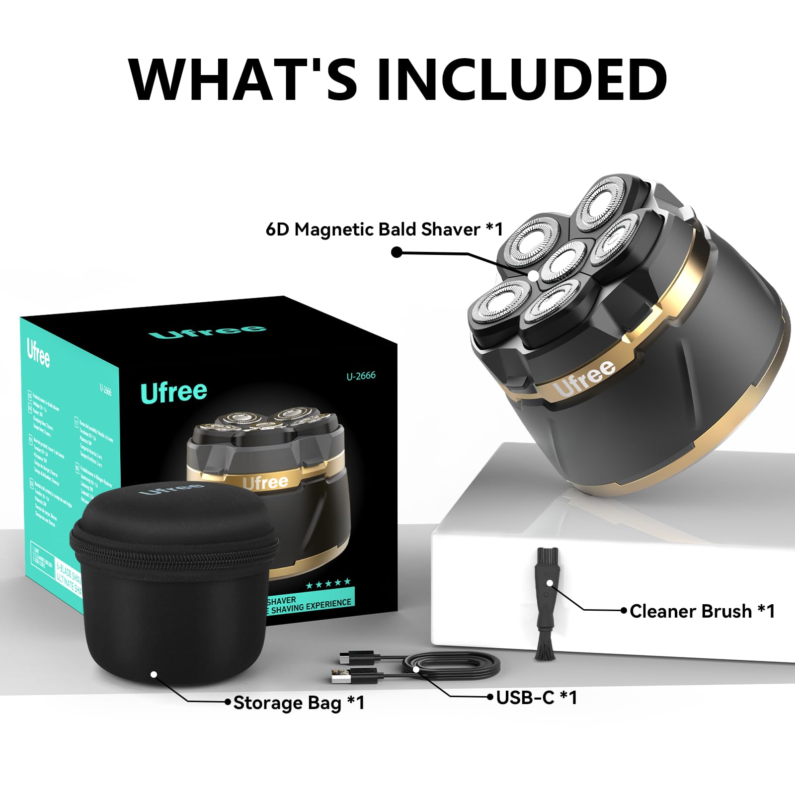 Ufree gift-ready grooming kit signals a thoughtful present for men.