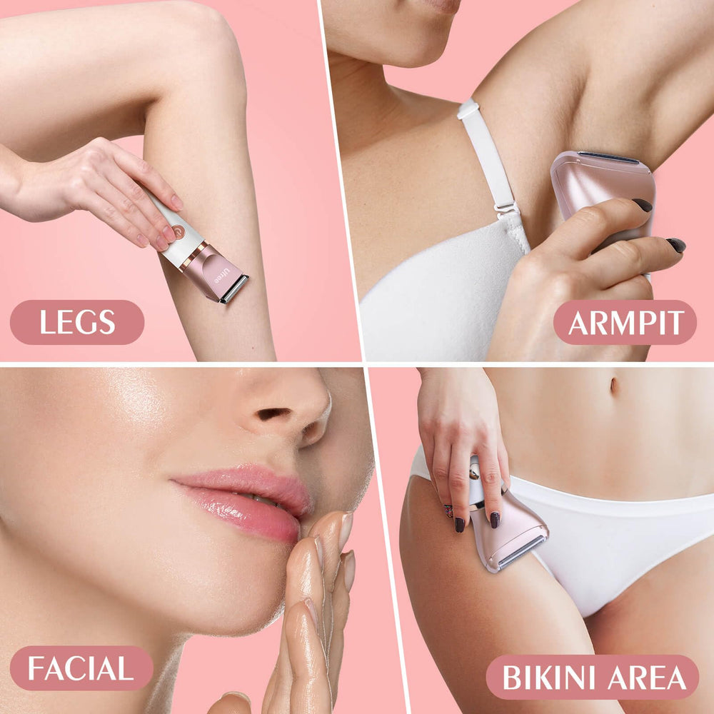 Ufree bikini trimmer guards 3-6mm and 9-12mm for customizable trims.
