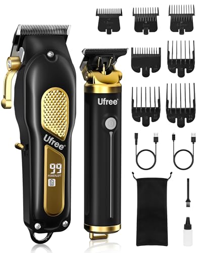 Ufree hair clippers kit package for versatile at-home grooming.