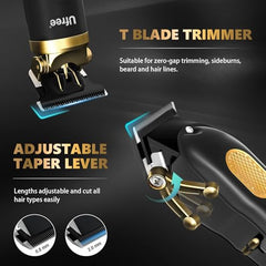 Ufree powerful motor delivers smooth cuts through thick hair.