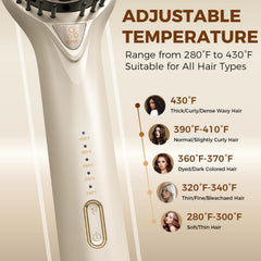 Ufree brush with cool air system helping lock in style.