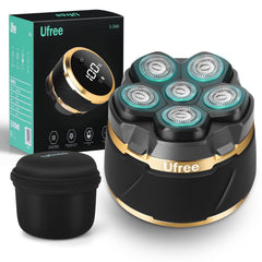 Ufree head shaver 6D floating head close-up showing contouring for precision.