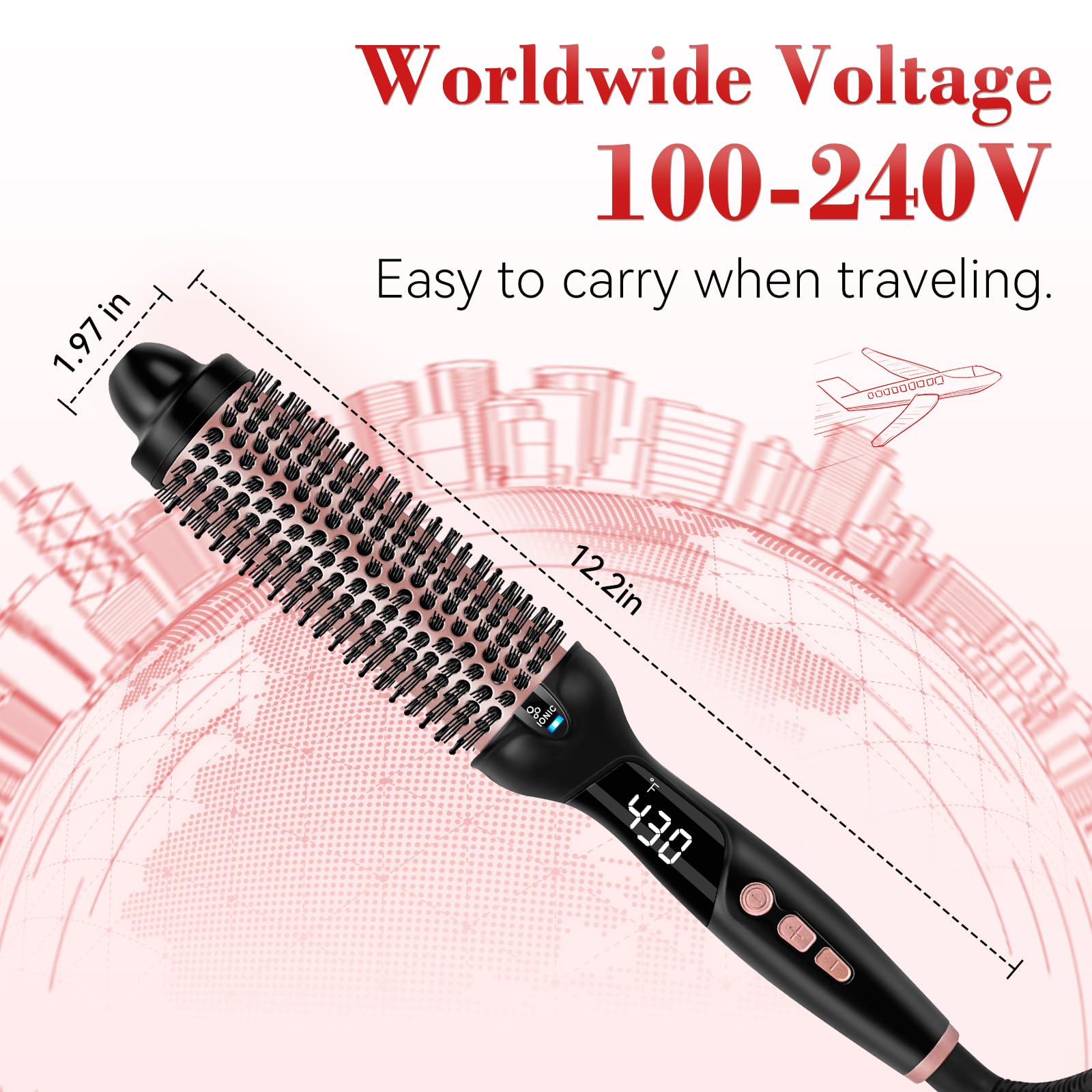 Ufree Ionic Thermal Brush protective silicone cap guards against burns