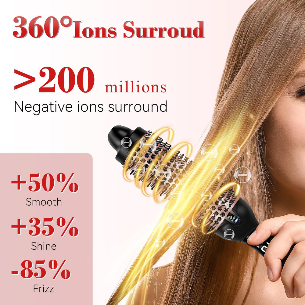 Ufree Ionic Thermal Brush travel-ready with dual voltage for worldwide styling