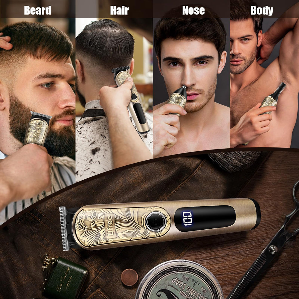 Ufree IPX7 waterproof electric razor ideal for safe shower grooming.