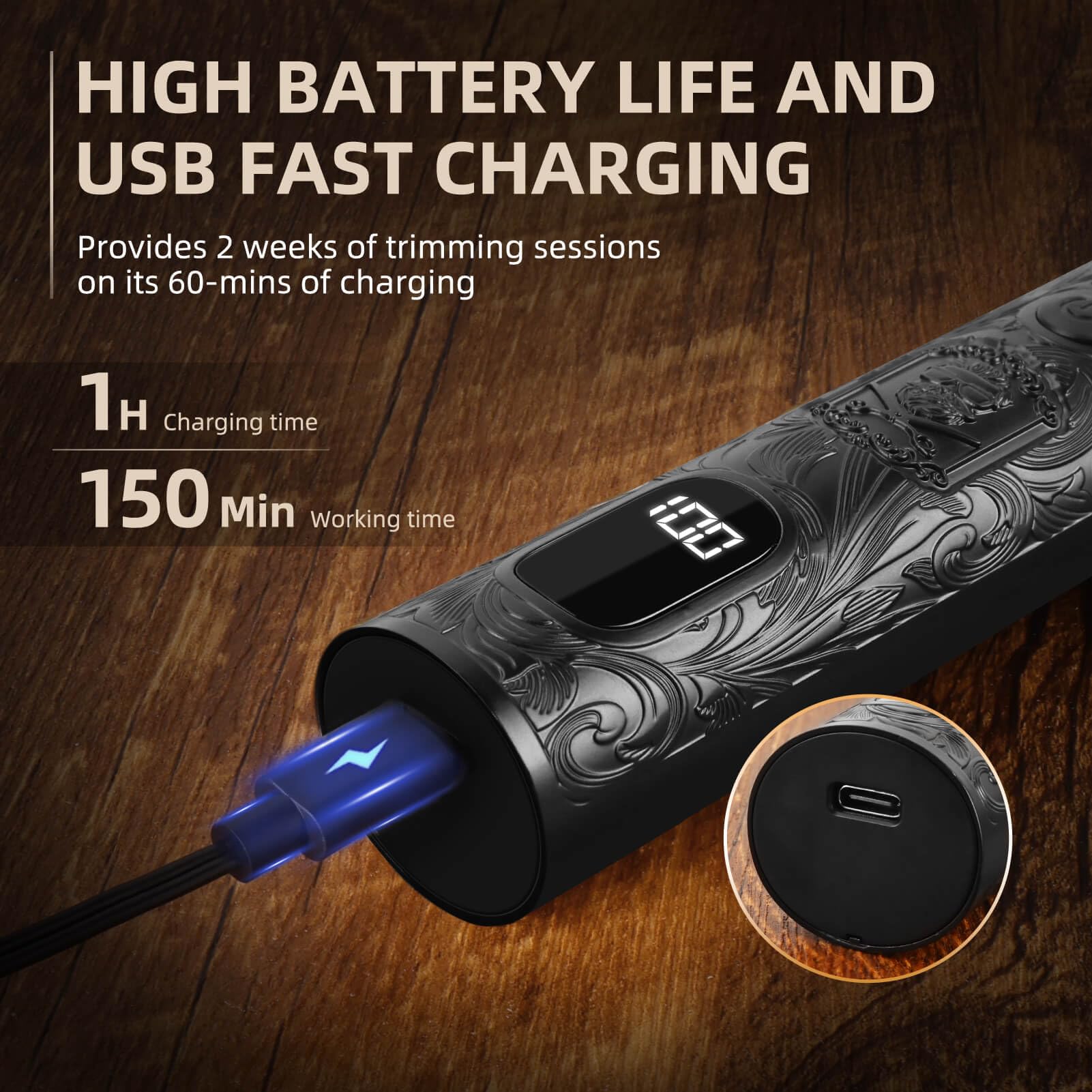 Ufree Metal body with steampunk look highlights durable premium feel