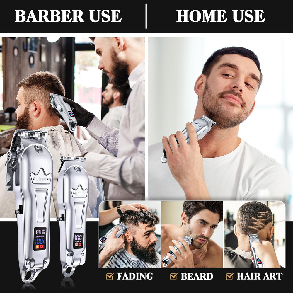 Ufree premium blades with deep groove design for thick hair.