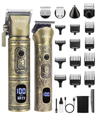 Ufree professional hair clippers package showcases versatility for beard, hair, and detail work.