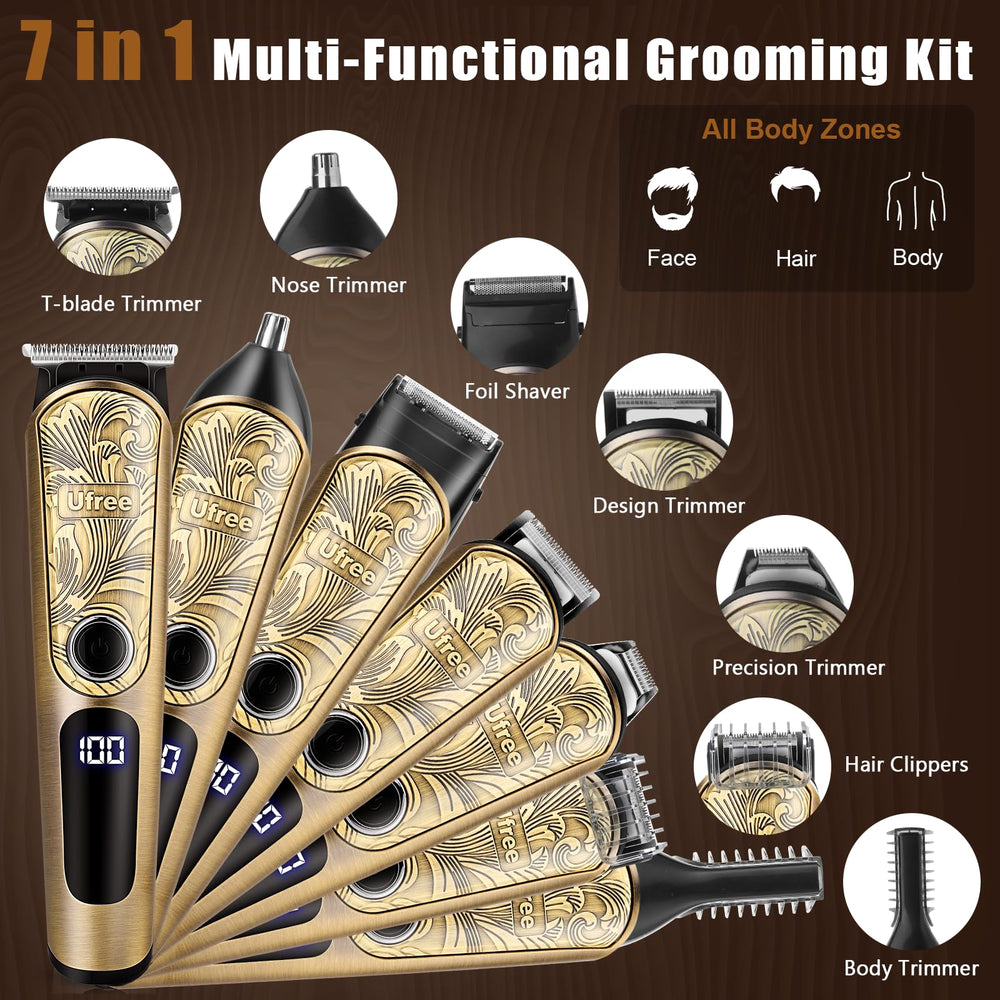 Ufree rechargeable-storage-base image keeps shaver organized and ready.