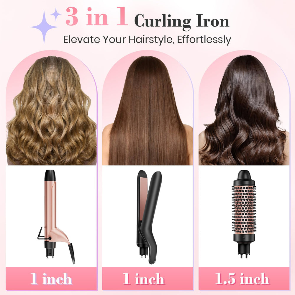 Ufree 1.5 inch thermal brush adds shine and smoothness.