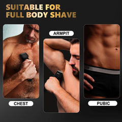 Ufree waterproof shaver for wet and dry use enables shower-ready grooming.