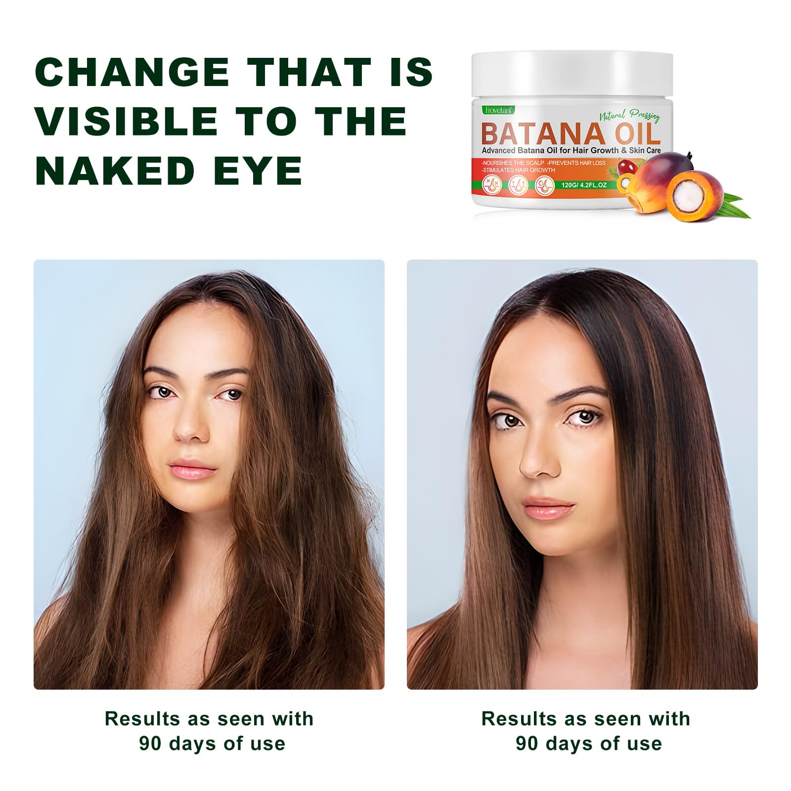 UGEIZFLD batana oil scalp massage shot illustrates circulation boost and growth support.