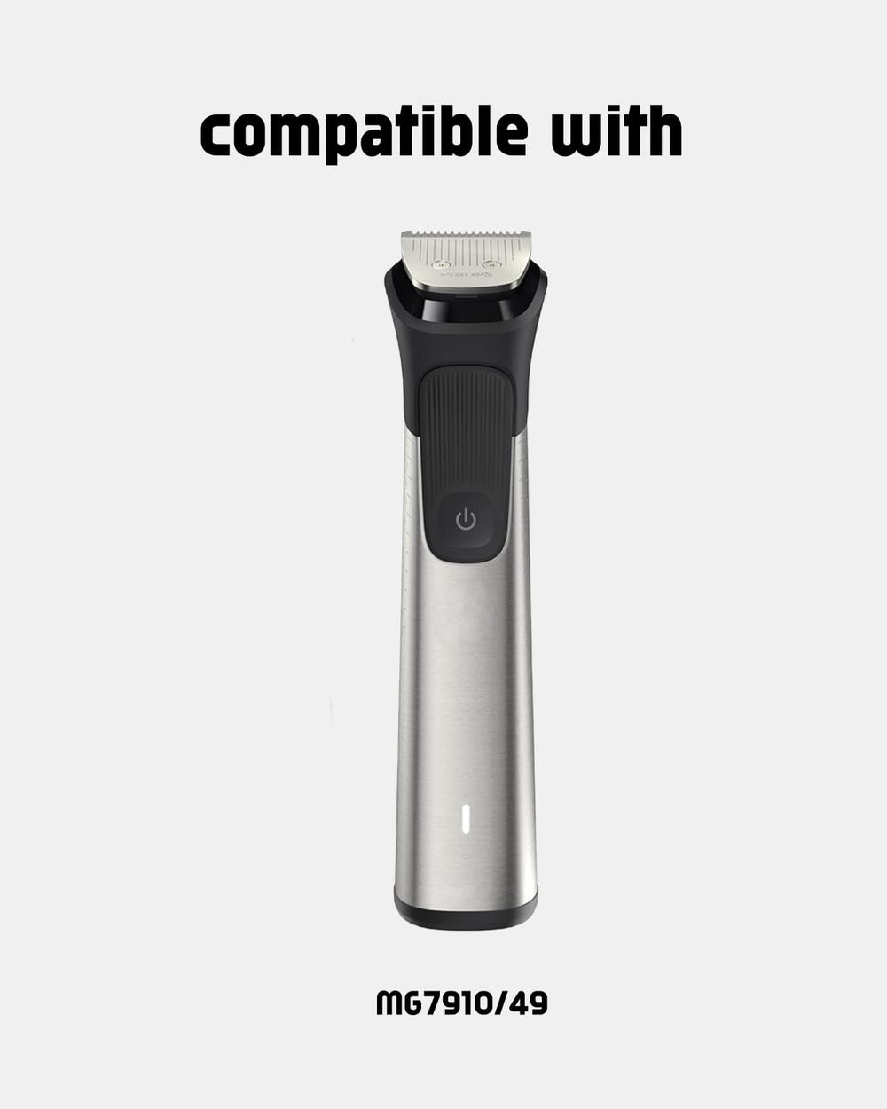 uijino mg7910-49 charger back view highlights compact design for travel