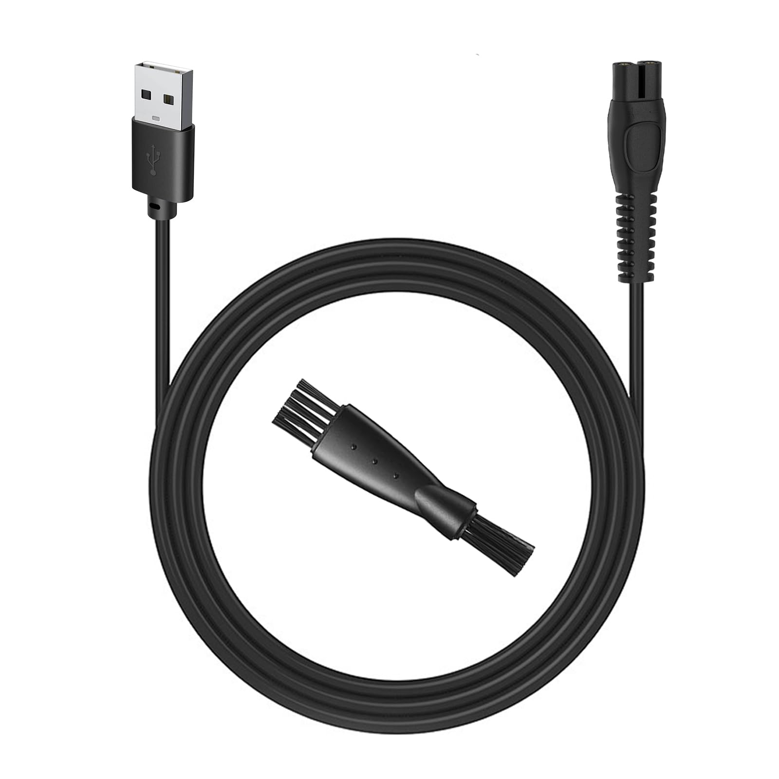 uijino mg7910-49 charger front view shows compatible USB charging for grooming