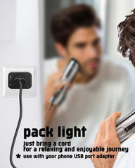 The uijino cable features high bend durability for daily grooming routines.