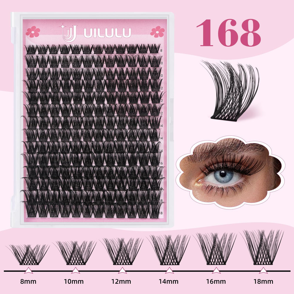Uilulu Lash Clusters Kit bond-seal for secure wear and precise application.