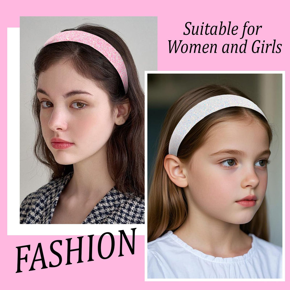 Uintoon headbands secure fit comfort closeup shows flexible design for most head sizes