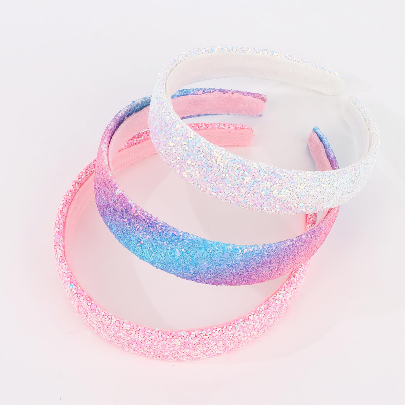 Uintoon headbands sparkle detail closeup reveals glitter that stays eye-catching
