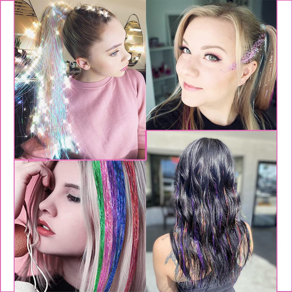 Ukithairtinsel 48-inch strands provide versatile length customization.