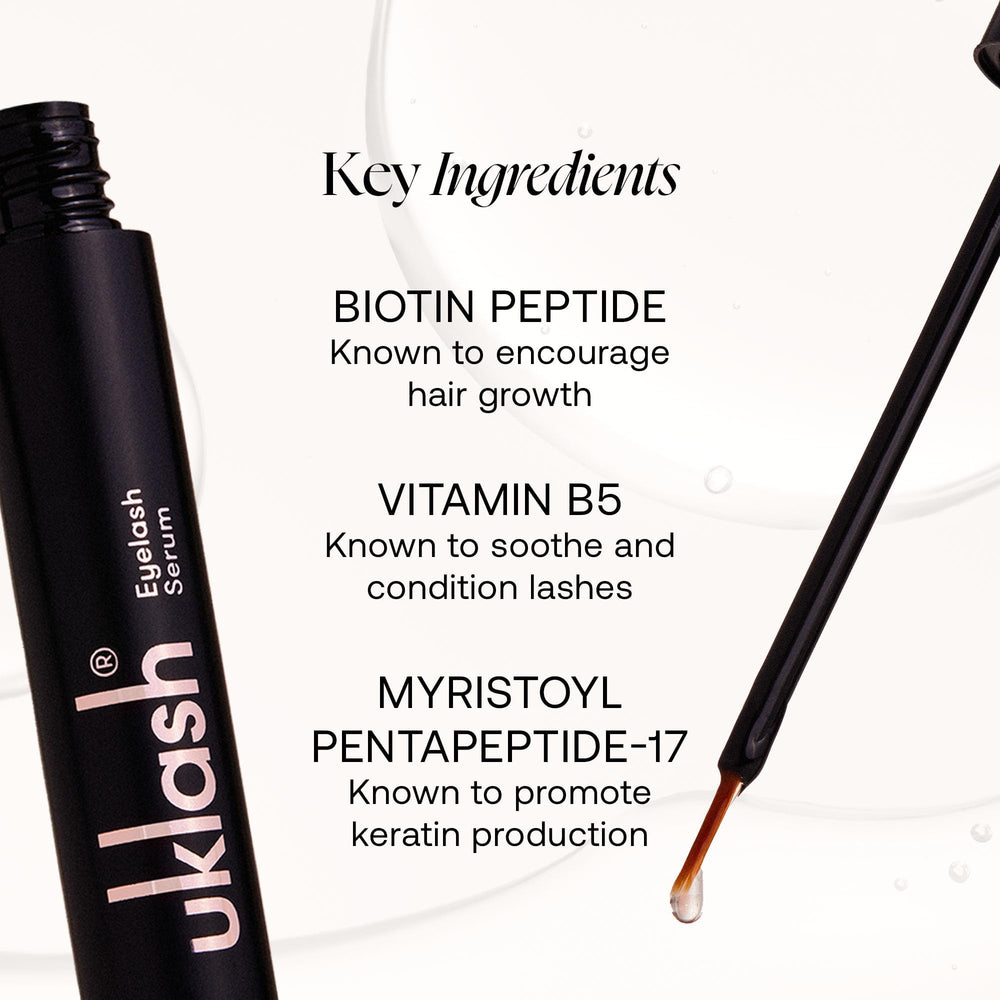 UKLASH vegan cruelty-free symbol on label emphasizing ethical lash care
