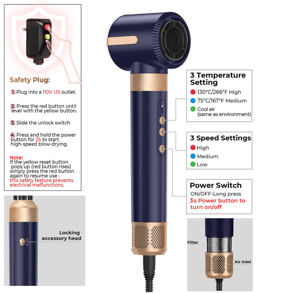 UKLISS ALCI safety plug and lock feature for safer home styling.
