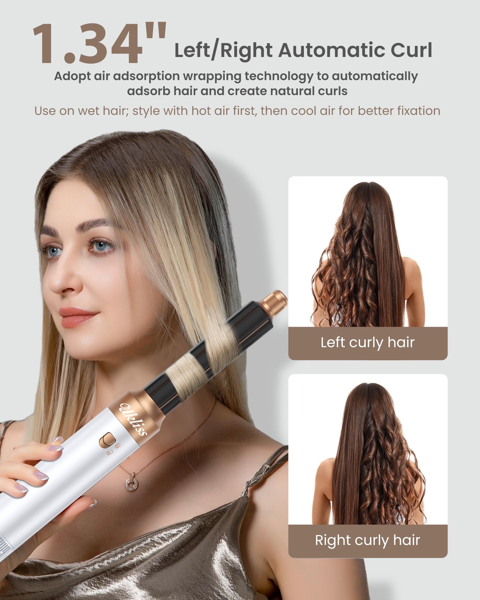UKLISS ionic ceramic care for frizz reduction and shine