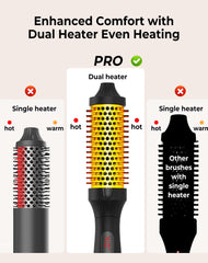 UKLISS Thermal Brush 1.5-inch with adjustable settings for versatile styling.