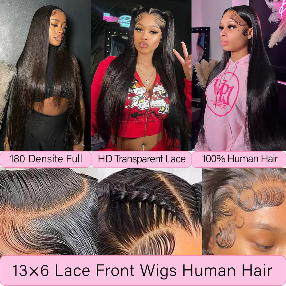 UKOWN straight wig with bleached knots for invisible front hairline realism