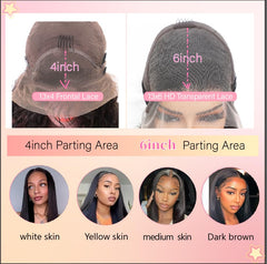 UKOWN straight human hair wig true to length and thickness