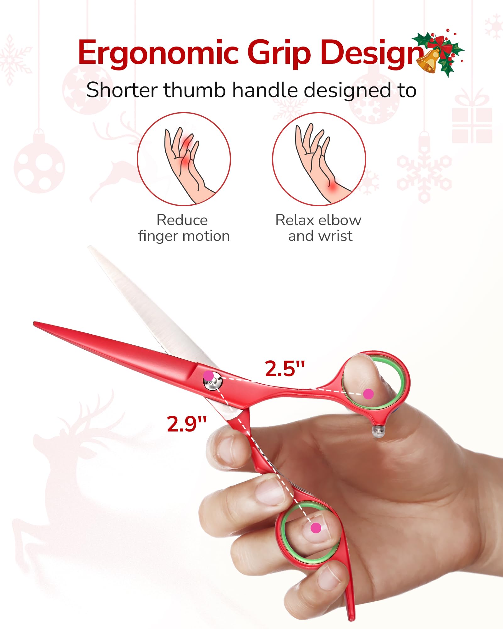 ULG Christmas Red Edition pivot detail with festive design and professional performance
