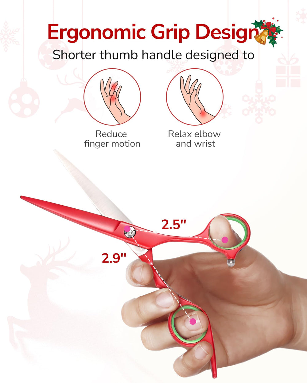 ULG Christmas Red Edition pivot detail with festive design and professional performance