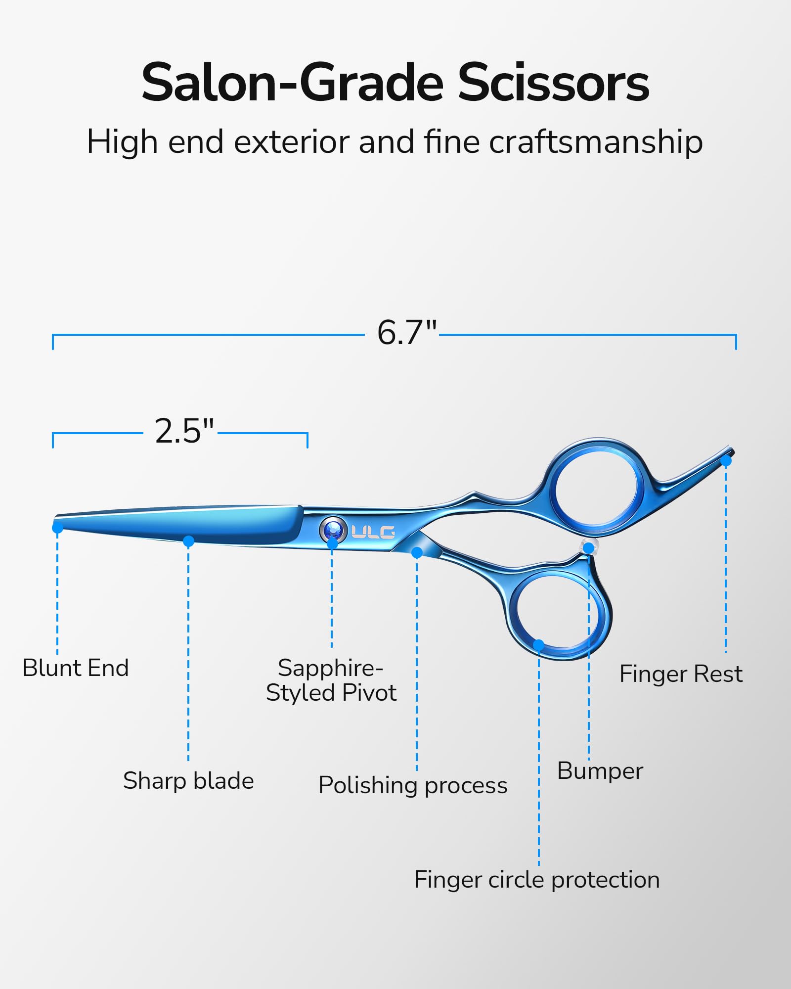 ULG exclusive oil maintenance helps preserve sharpness and finish.