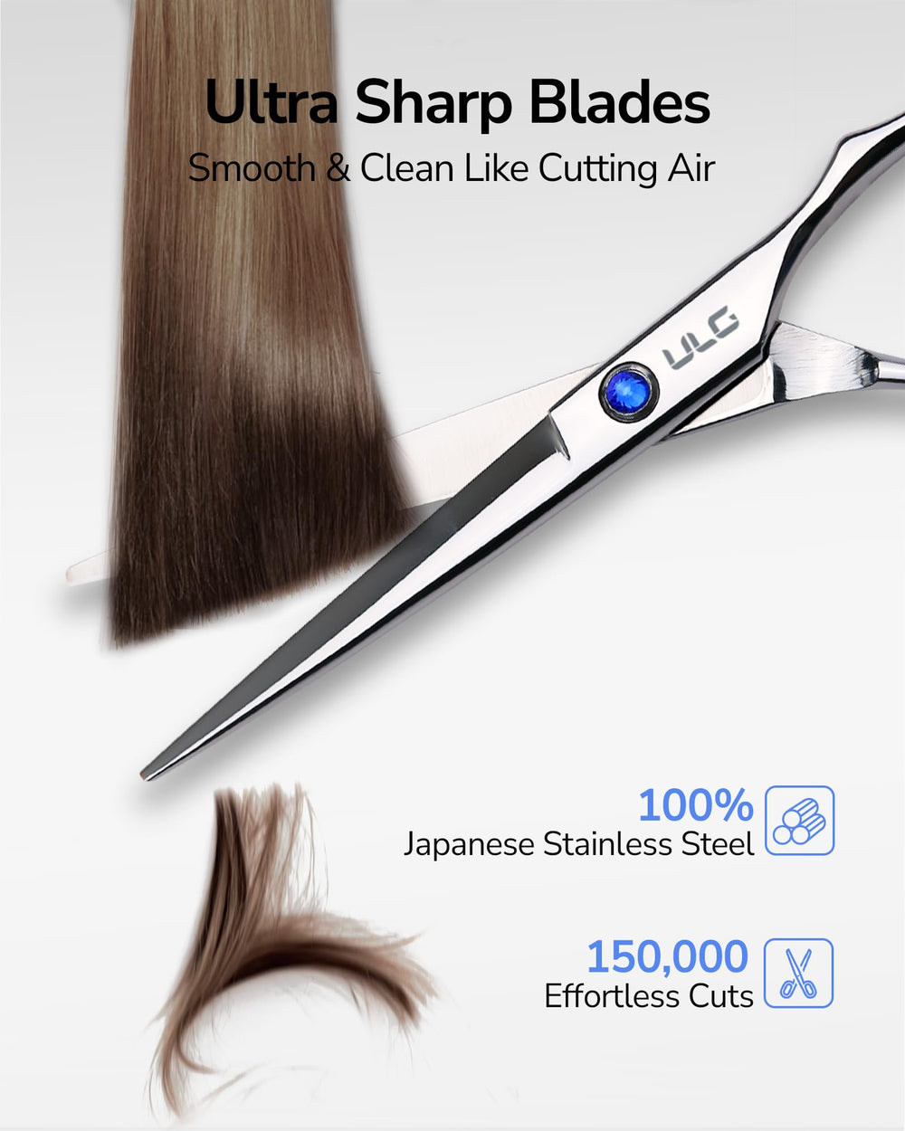 ULG thinning teeth set for natural layering and texturizing.