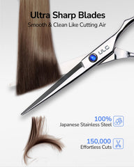 ULG thinning teeth set for natural layering and texturizing.