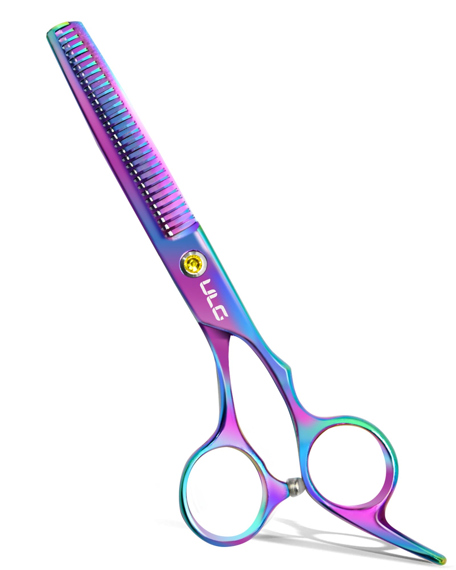 ULG hair thinning scissors with teeth blades for even texture and precise thinning