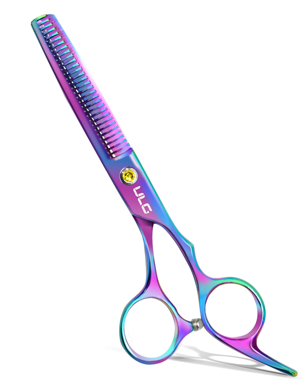 ULG hair thinning scissors with teeth blades for even texture and precise thinning