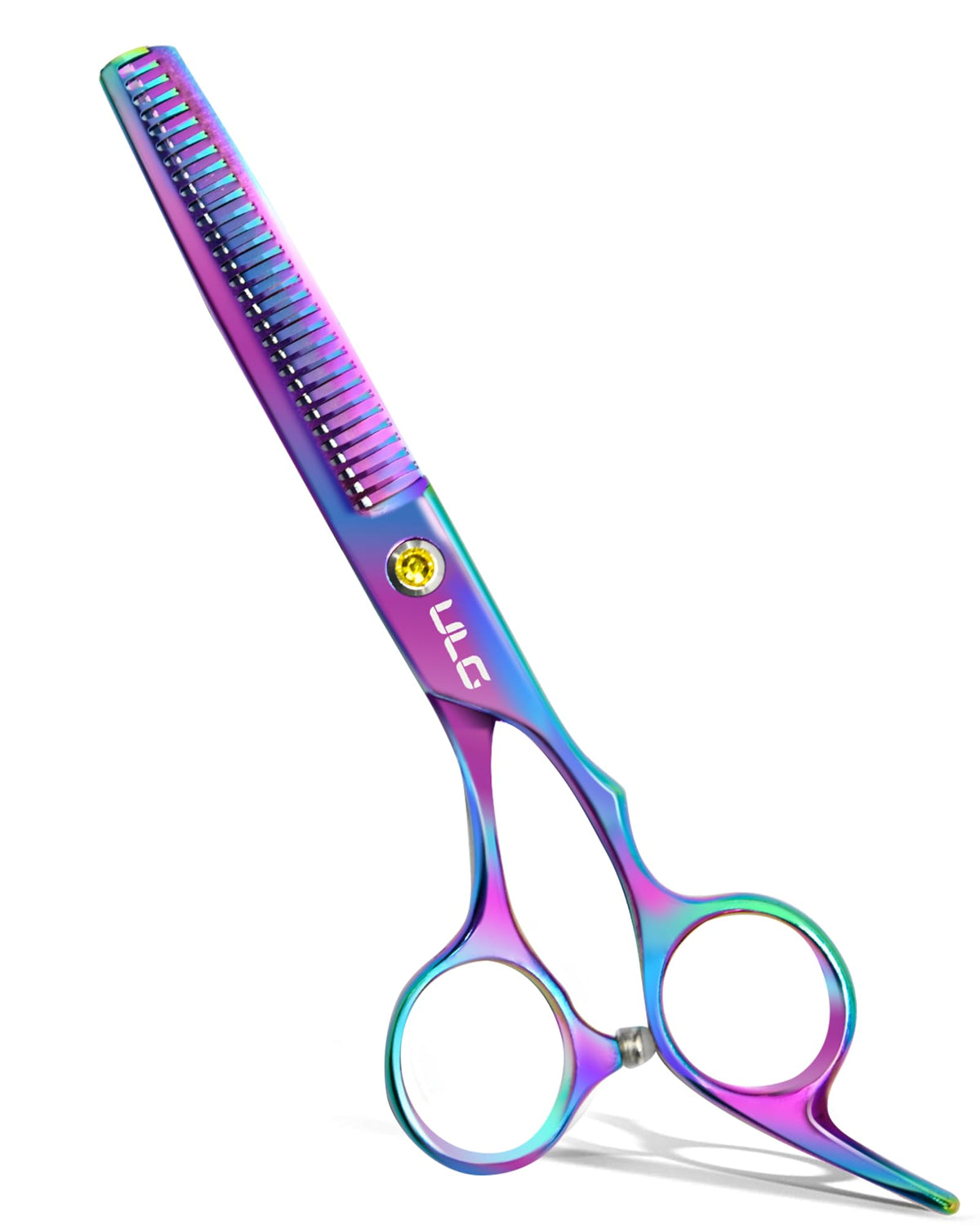 ULG hair thinning scissors with teeth blades for even texture and precise thinning