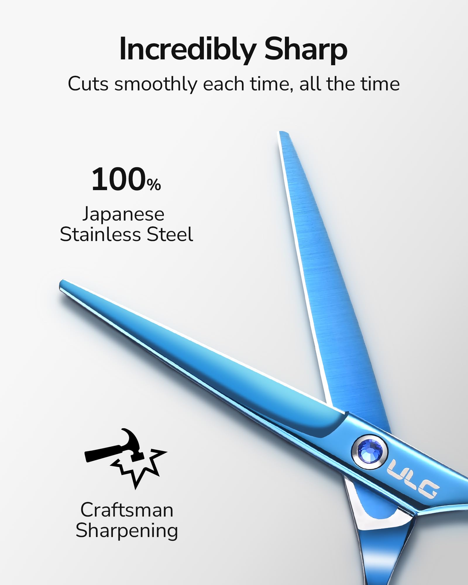ULG hand-sharpened craftsmanship ensures smooth, consistent cuts.