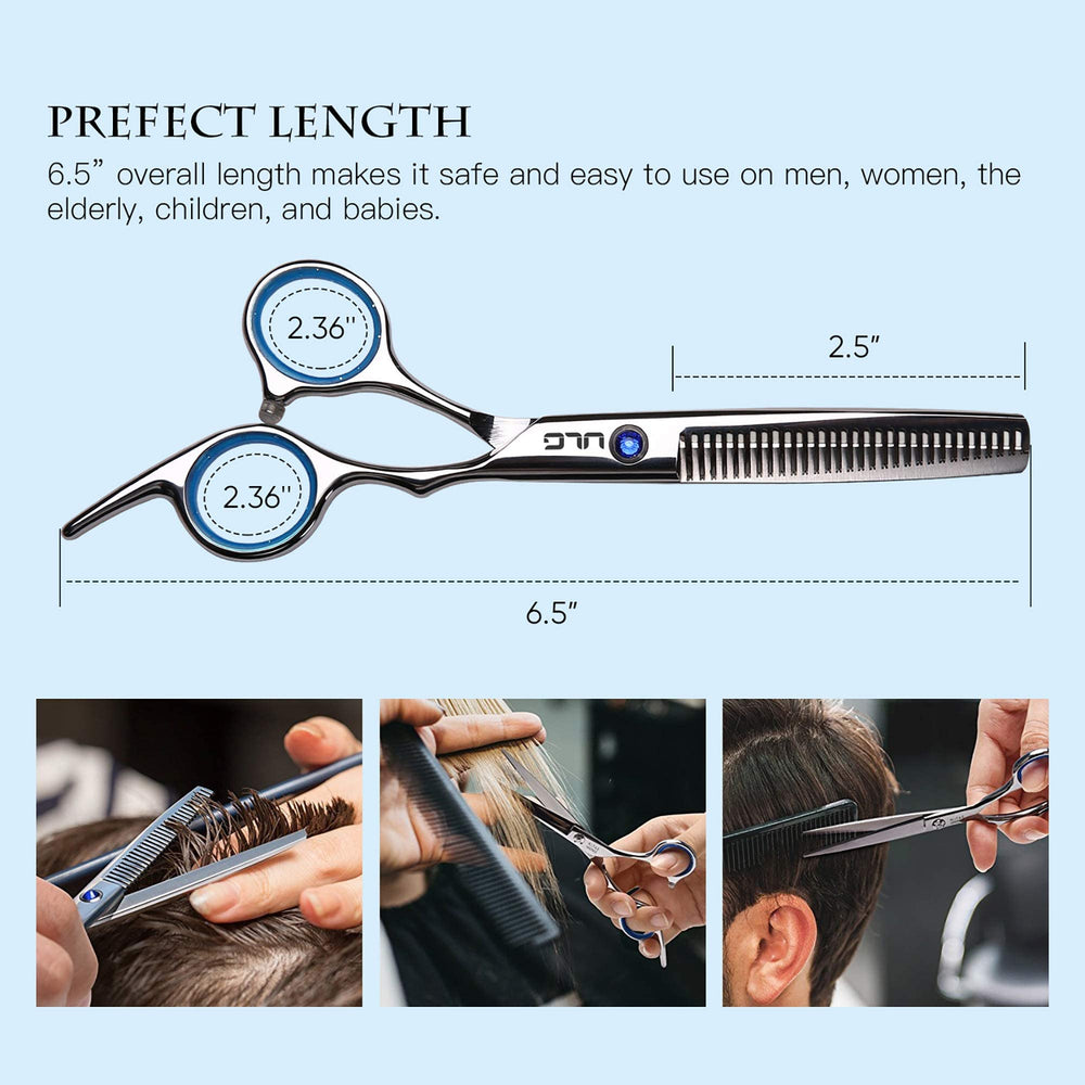 ULG Japanese stainless steel blades ensure a clean, precise cut.