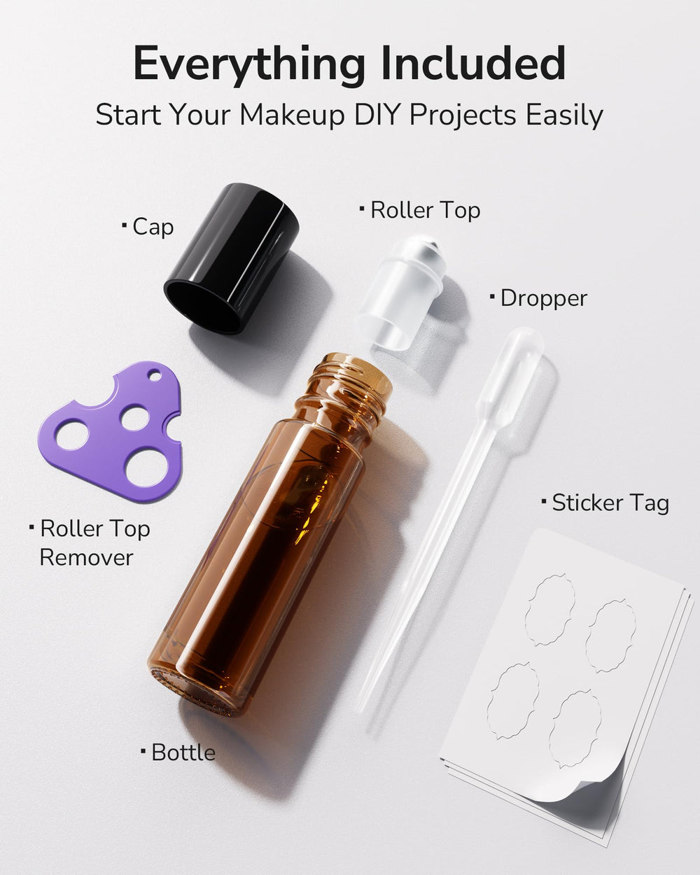 ULG kit includes 4 droppers and openers: quick setup for your essential oil routine
