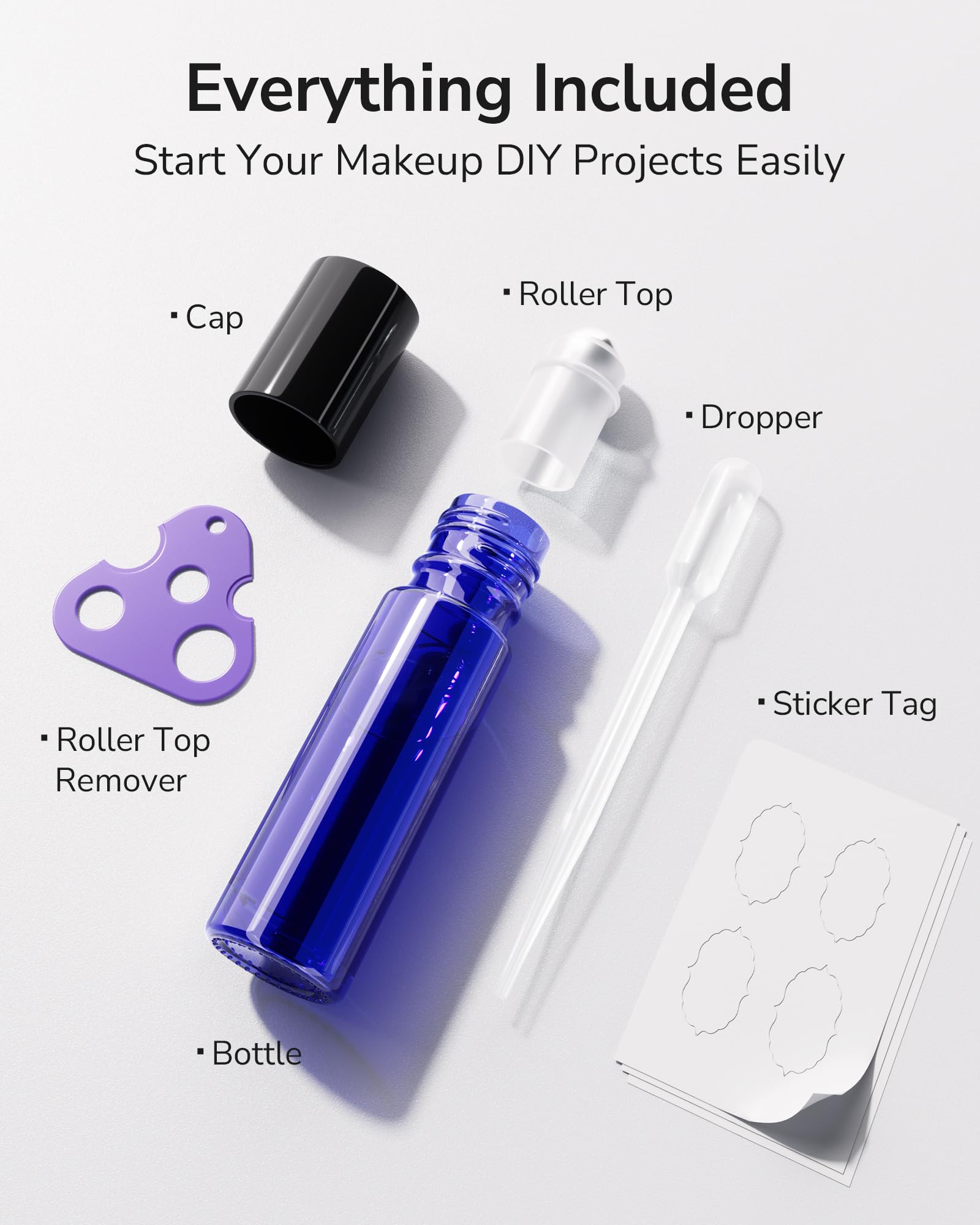 ULG leak-proof roller cap design prevents spills during daily use.