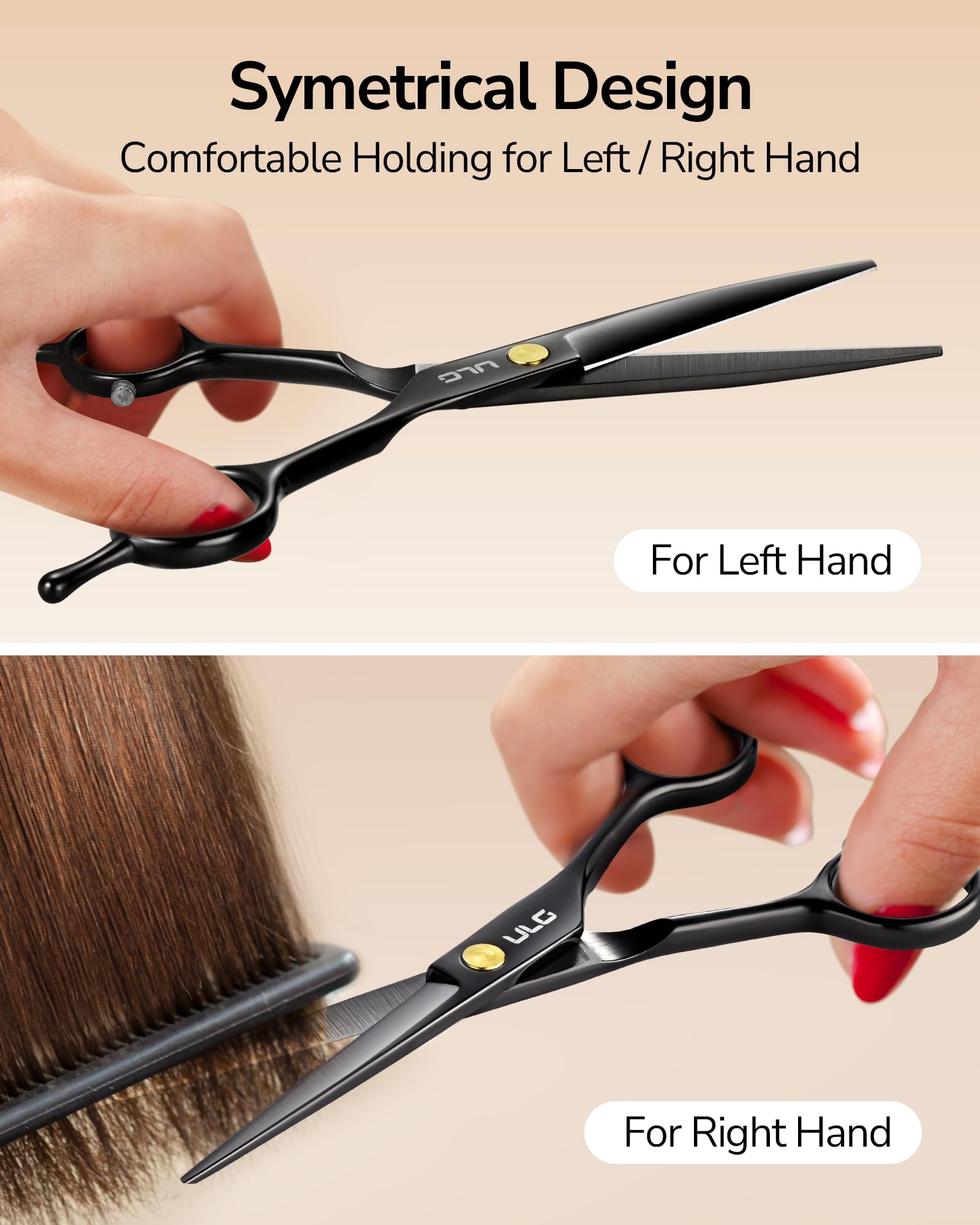 ULG lightweight balanced design reduces wrist fatigue during extended styling