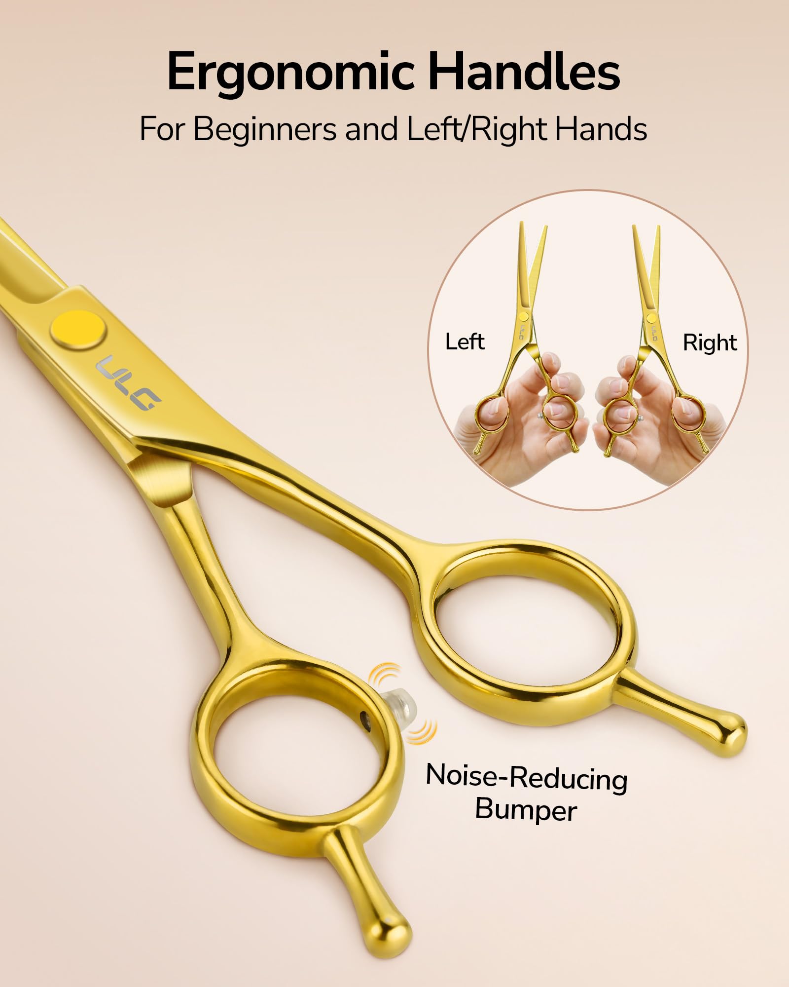 ULG comb and clips included for sectioning and styling during home haircuts