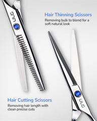 ULG thinning shears 30 teeth for natural layering and textured finishes.