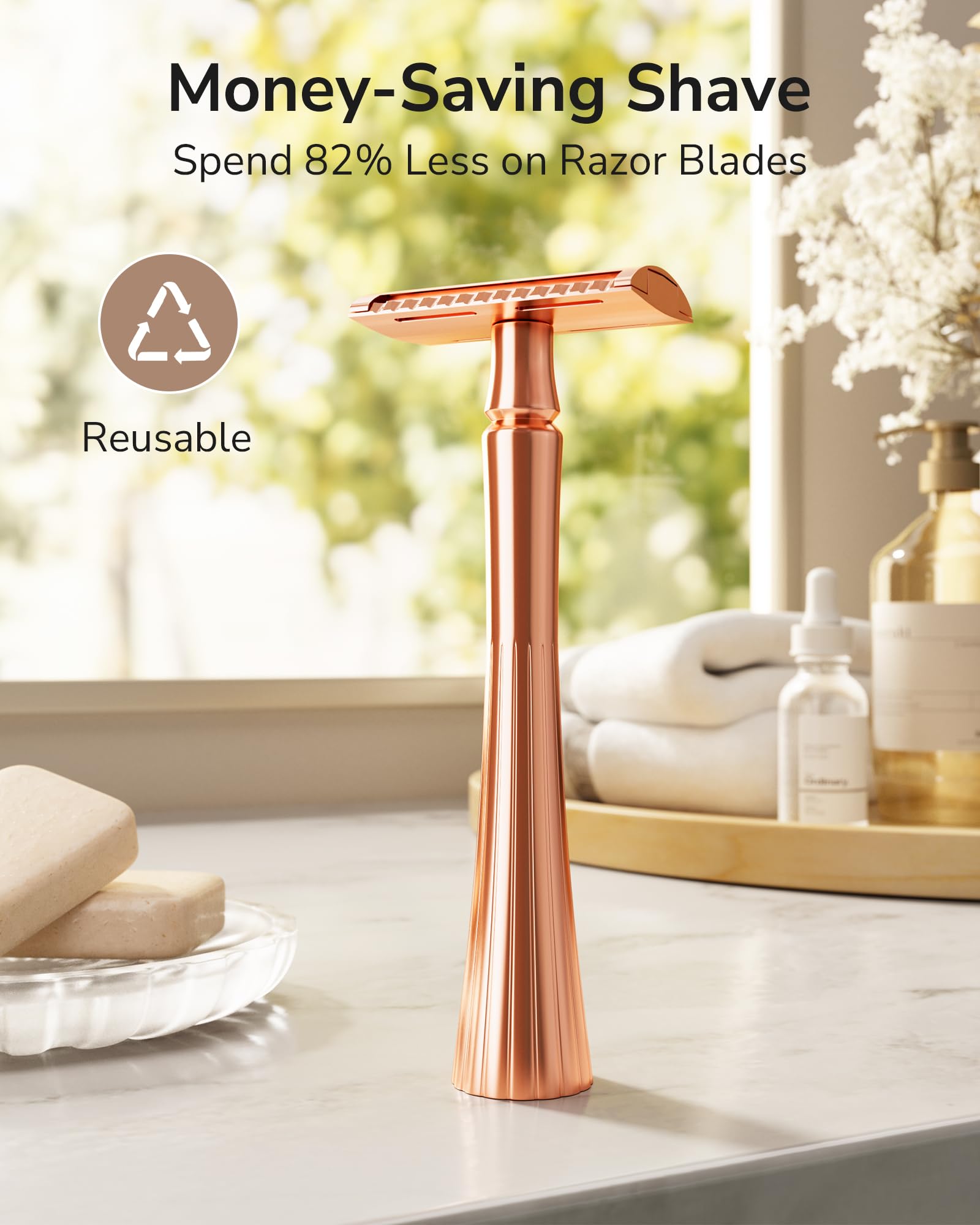 ULG travel razor pack is plastic-free and travel-friendly