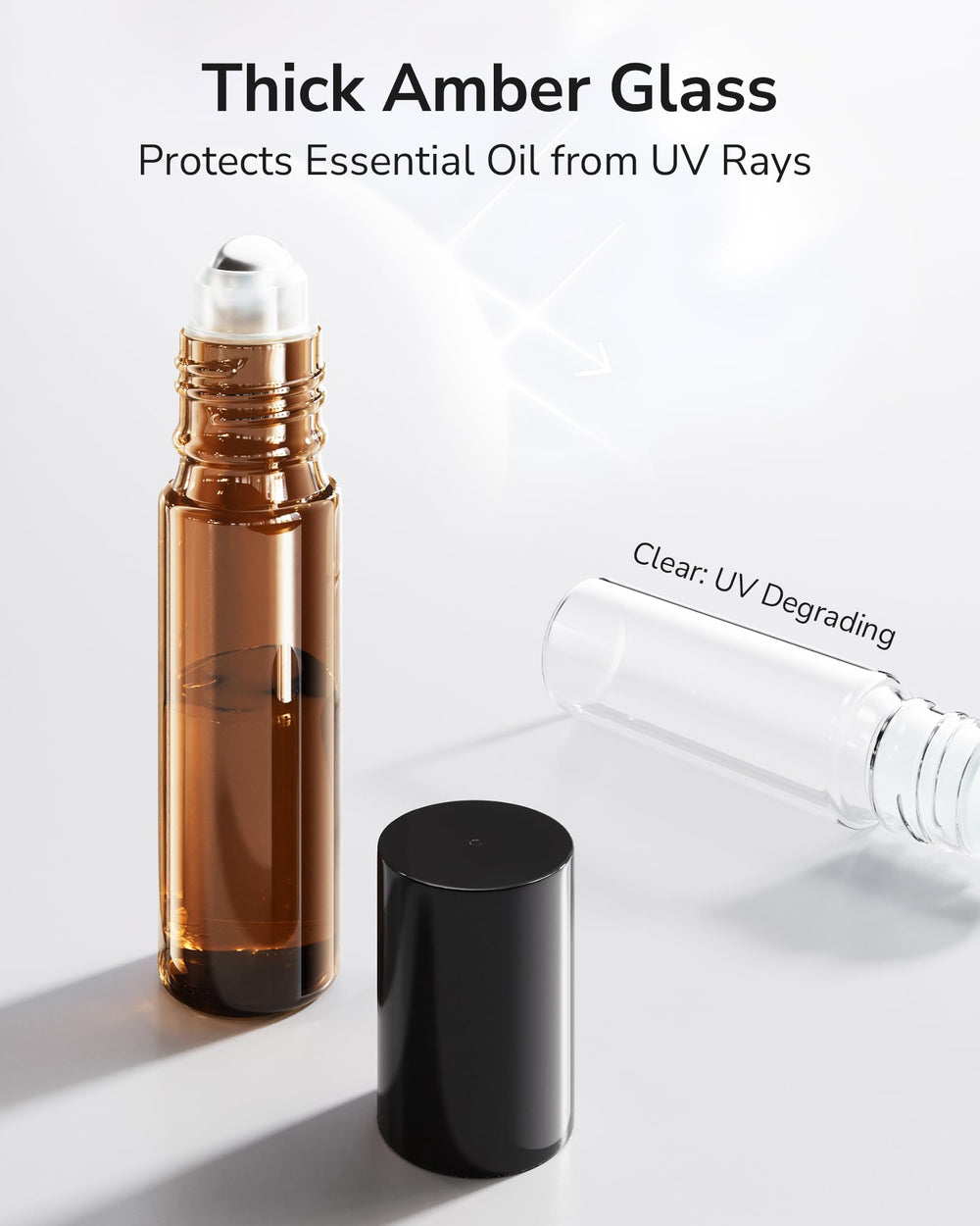 ULG waterproof label stickers pack: keeps oil blends organized and clearly labeled