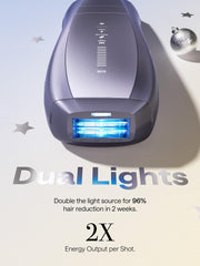 Ulike Air 10 SHR mode delivers up to 26J energy to target stubborn hairs.